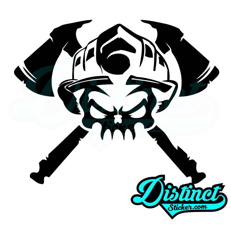 800x800 Fire Fighter Skull