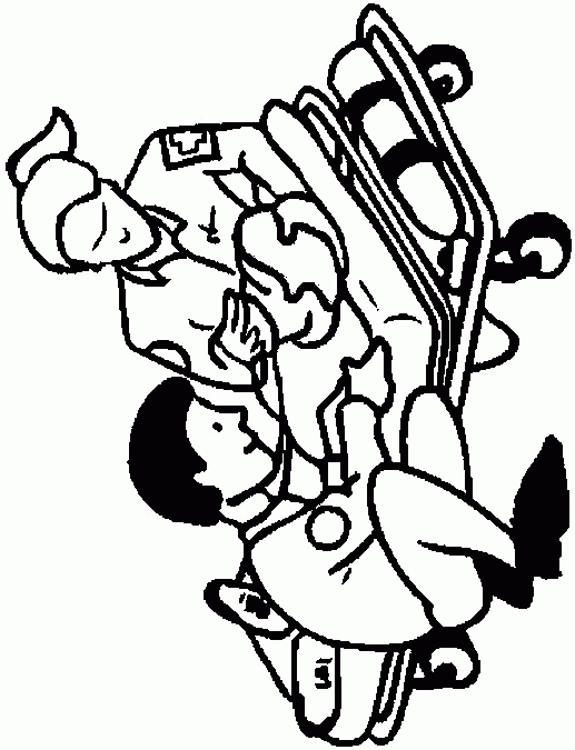 517x675 paramedic coloring page