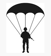 210x230 Paratrooper Drawing Photographic Prints Redbubble