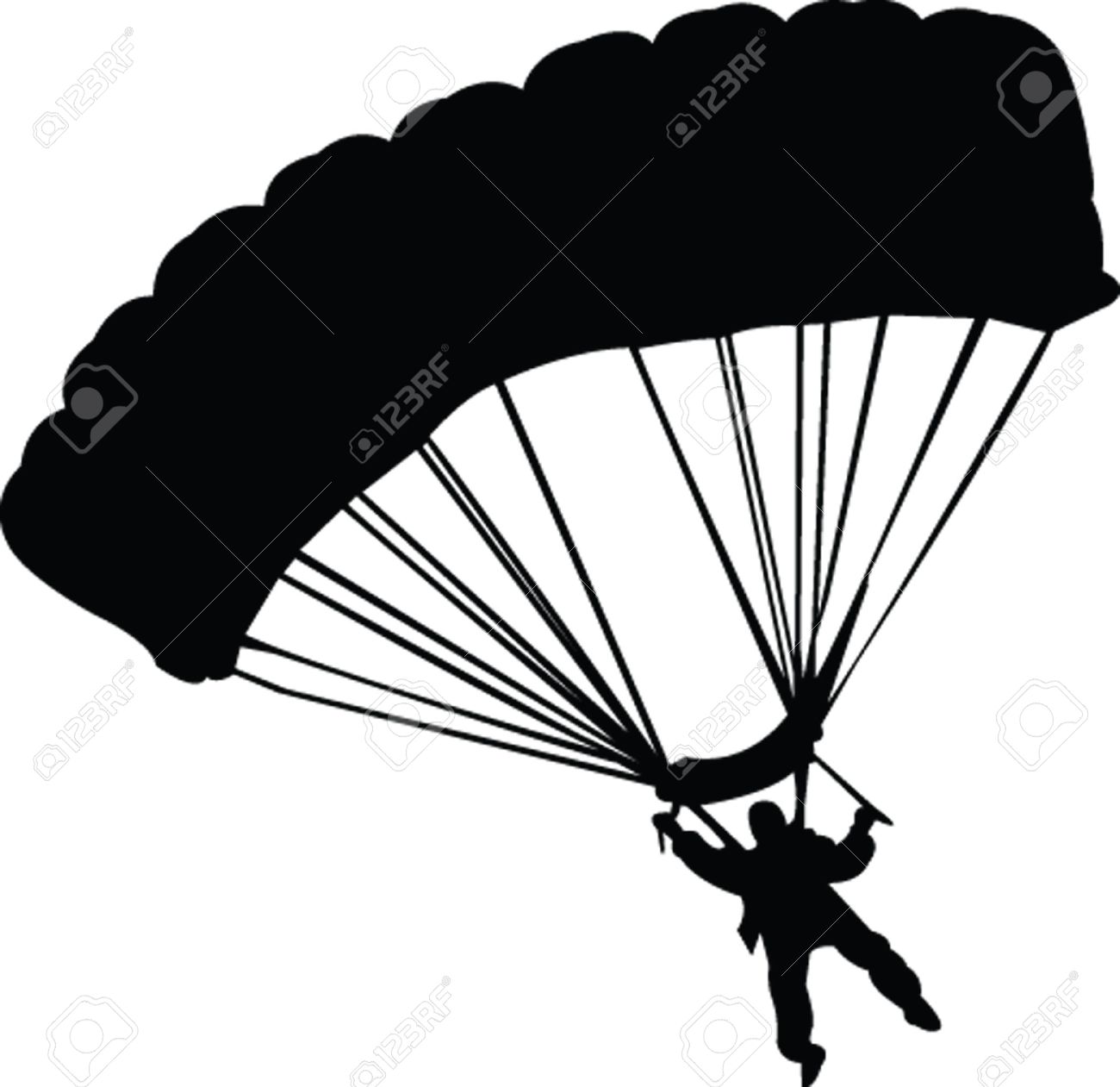 Paratrooper Drawing | Free download on ClipArtMag