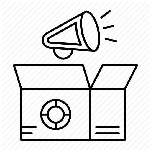 512x512 Advertisement, Marketing, Package, Parcel Icon