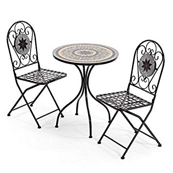 355x355 Parcel In The Attic Novara Mosaic Bistro Set