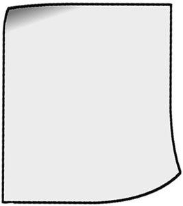 267x300 Parchment Paper White