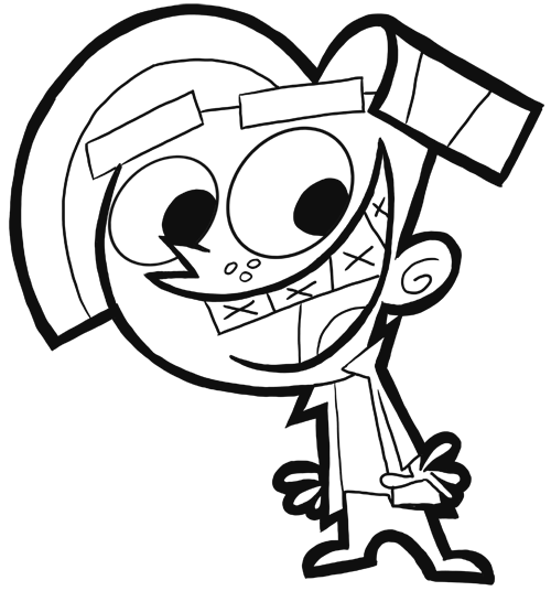 500x536 How To Draw Chester From Fairly Odd Parents Step