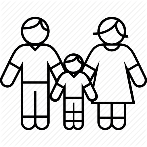512x512 Boy, Family, Father, Mother, Parents, Son Icon