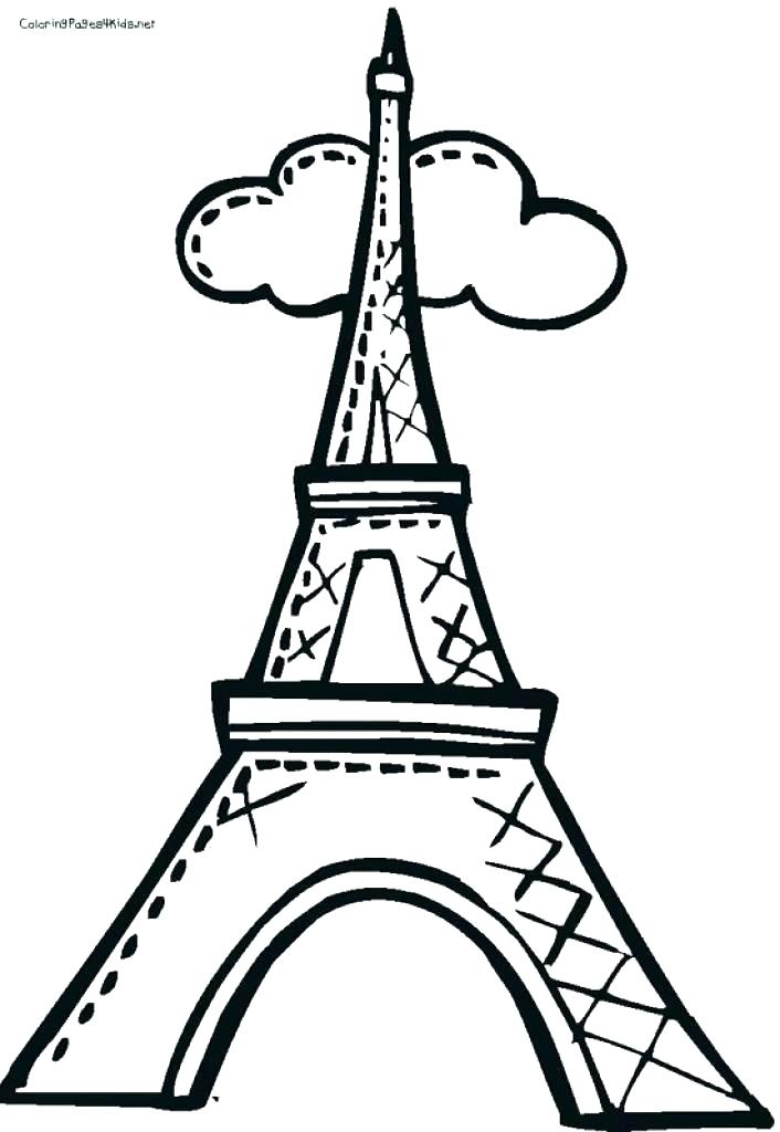 706x1024 Eiffel Tower Coloring Sheet Coloring Fancy Design Printable Tower