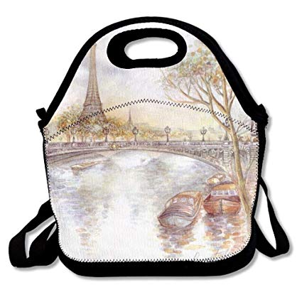 425x425 Paris Wallpaper Drawing Art Eiffel Waterproof Neoprene