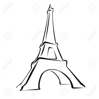 Paris Eiffel Tower Drawing | Free download on ClipArtMag