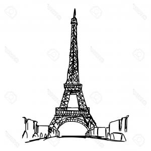 Paris Eiffel Tower Drawing | Free download on ClipArtMag