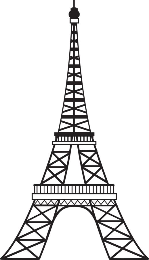 518x900 Pink Eiffel Tower Clip Art