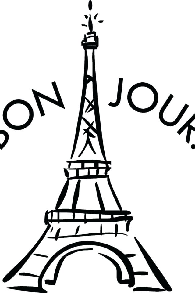 640x960 Printable Picture Of Eiffel Tower Coloring Pages Tower Coloring