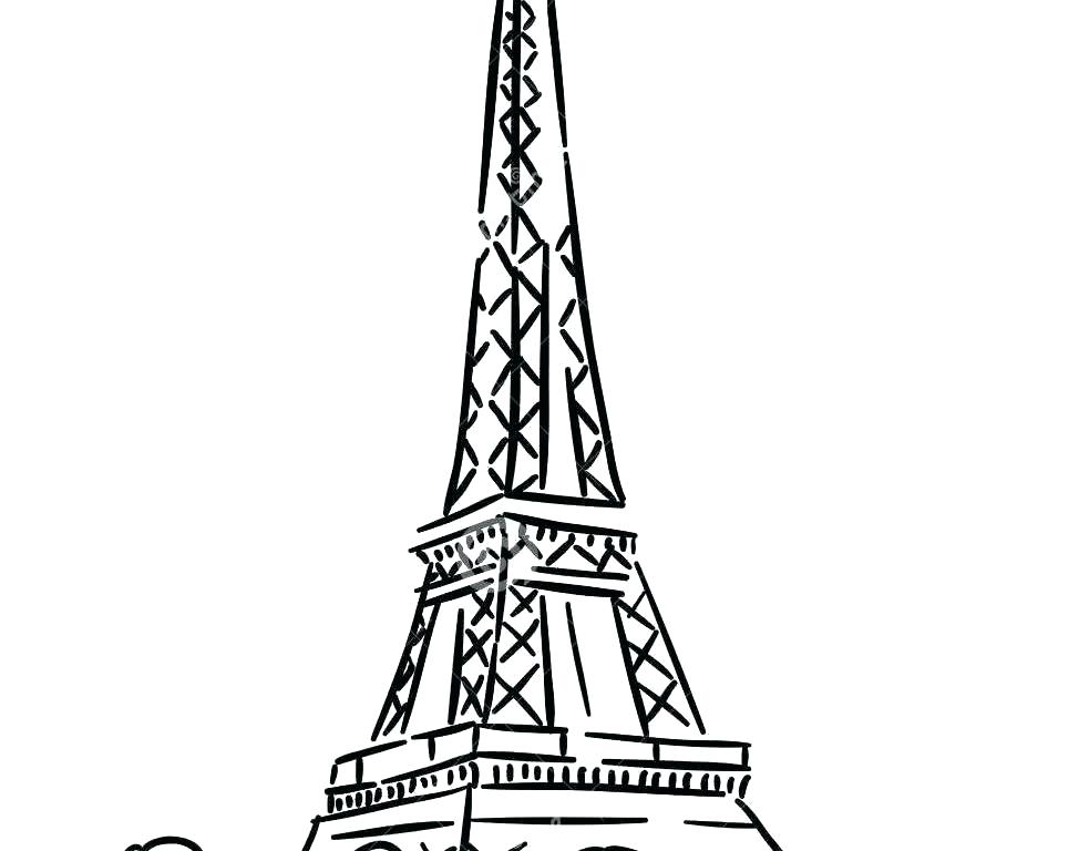 983x768 Eiffel Tower Coloring Pages Auchmar