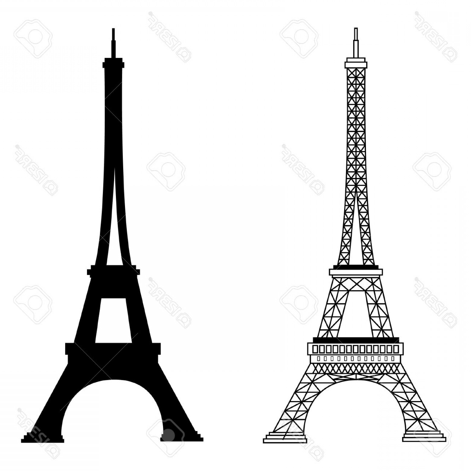 1560x1560 Eiffel Tower Vector Soidergi