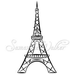 236x236 Gold Eiffel Tower, Geometric Eiffel Tower, Printable Paris