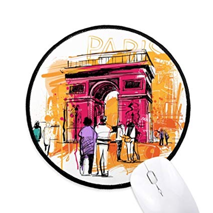 425x425 triumphal arch paris france hand drawing round non