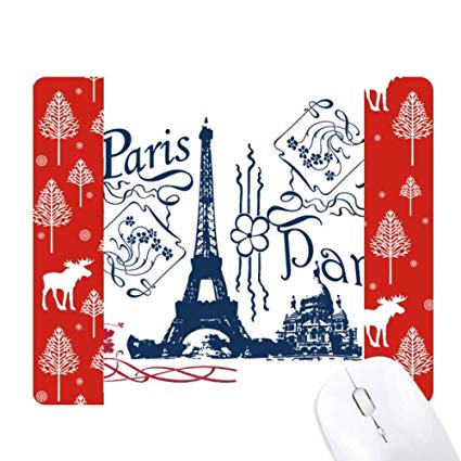 425x425 Eiffel Tower France Paris Line Drawing Christmas