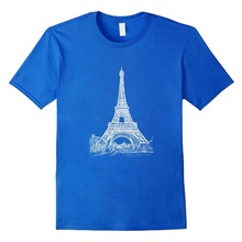 220x220 Eiffel Tower Paris Skyline Panorama Drawing New Arrival