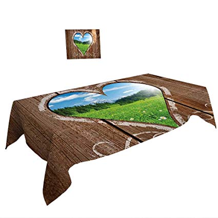 425x425 Warm Family Spillproof Fabric Tablecloth X