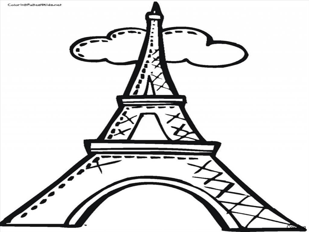 1024x768 Easy Drawings Of The Eiffel Tower How To Draw Eiffel Tower Paris