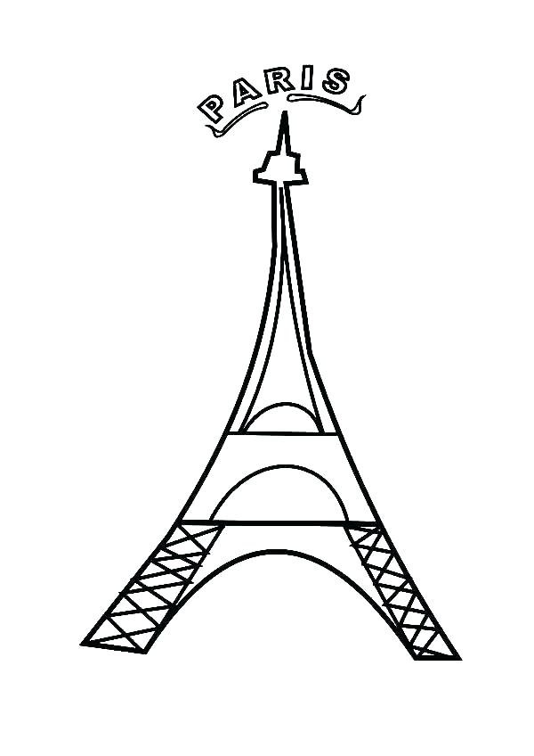 600x848 Eiffel Tower Colouring Sheets Tower Coloring