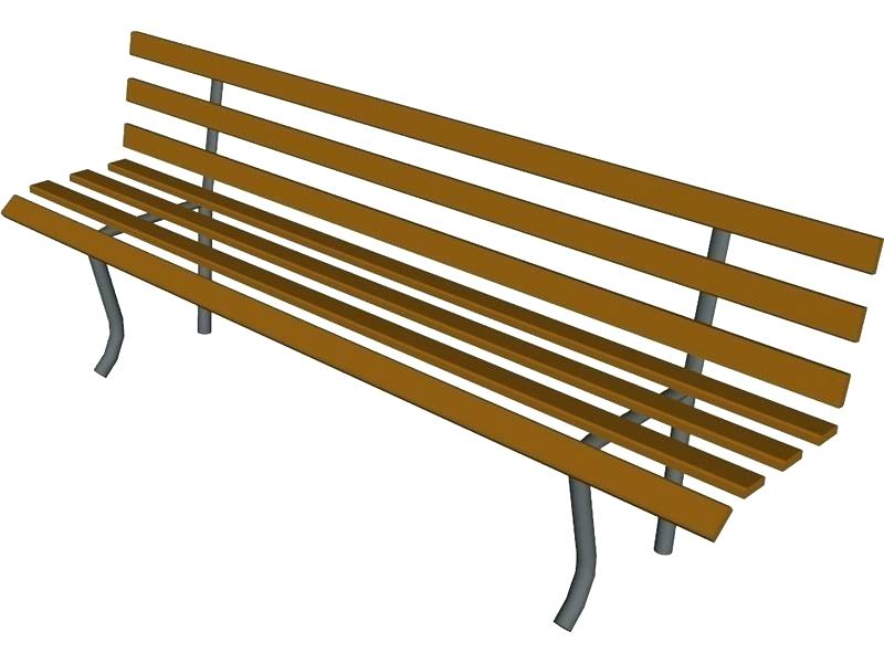 800x600 Park Bench Cartoon Drawing