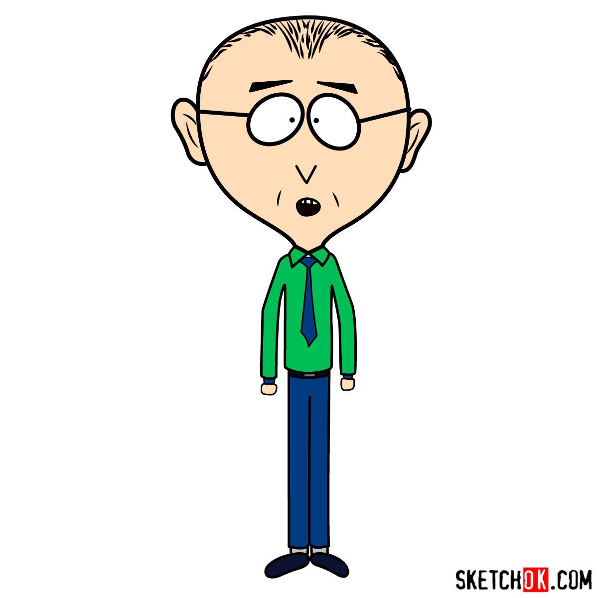 1200x1200 How To Draw Mr Mackey From South Park
