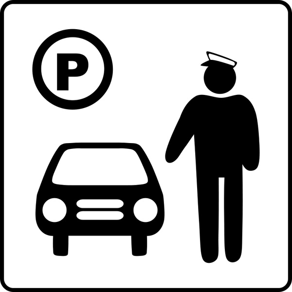 600x600 Hotel Icon Has Parking Attendant Free Vector In Open Office
