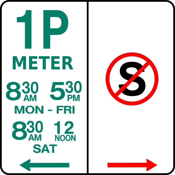 600x598 Leomarc Sign Parking And No Standing Clip Art Free Vector In Open
