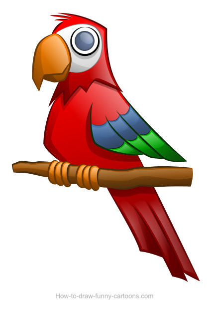 420x621 Parrot Drawing