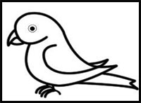 200x147 How To Draw Parrots Drawing Tutorials Drawing How To Draw