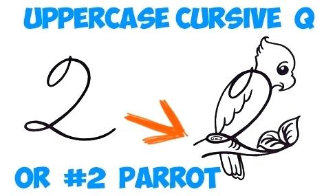 487x285 Draw A Parrot Easy