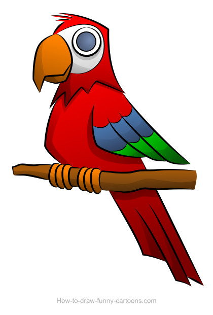420x621 Parrot Drawing