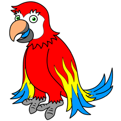 250x250 How To Draw Parrots Drawing Tutorials Drawing How To Draw