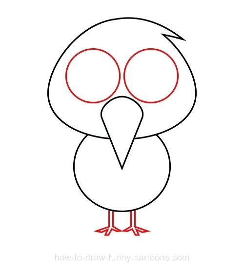 500x558 easy parrot drawing how to draw a parrot easy parrot drawing step