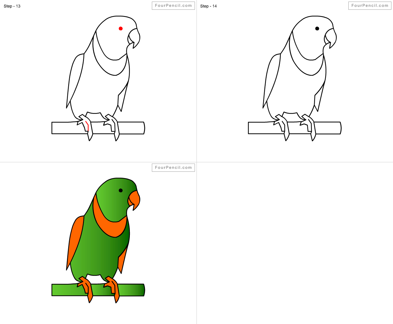 1250x1032 Huge Collection Of 'cartoon Parrot Drawing' Download More Than
