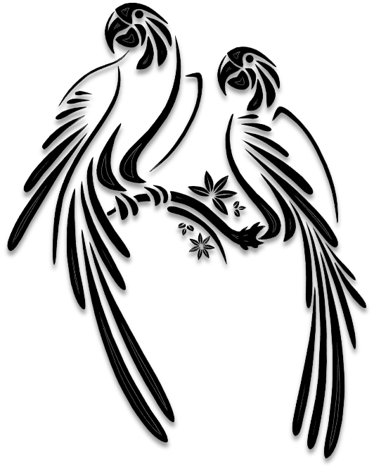 532x667 Parrots Drawing Skull Huge Freebie! Download For Powerpoint