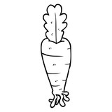 160x160 Cartoon Doodle Parsnip Stock Image And Royalty Free Vector