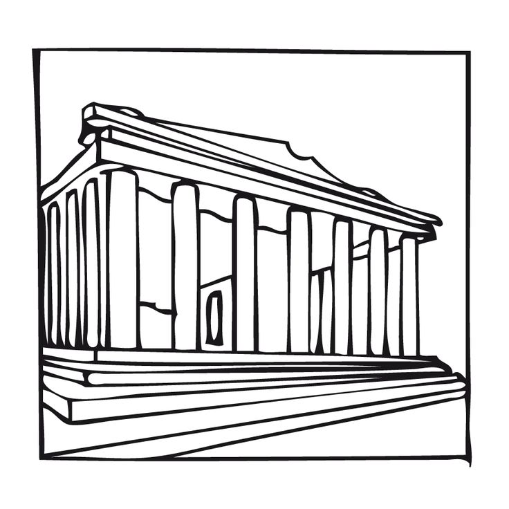 736x736 parthenon coloring