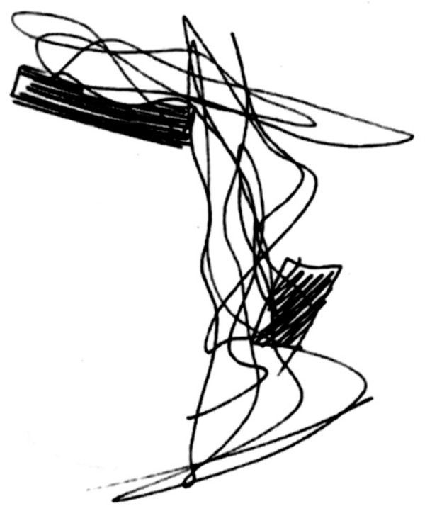 600x721 sketch from zaha hadid parti drawings bocetos