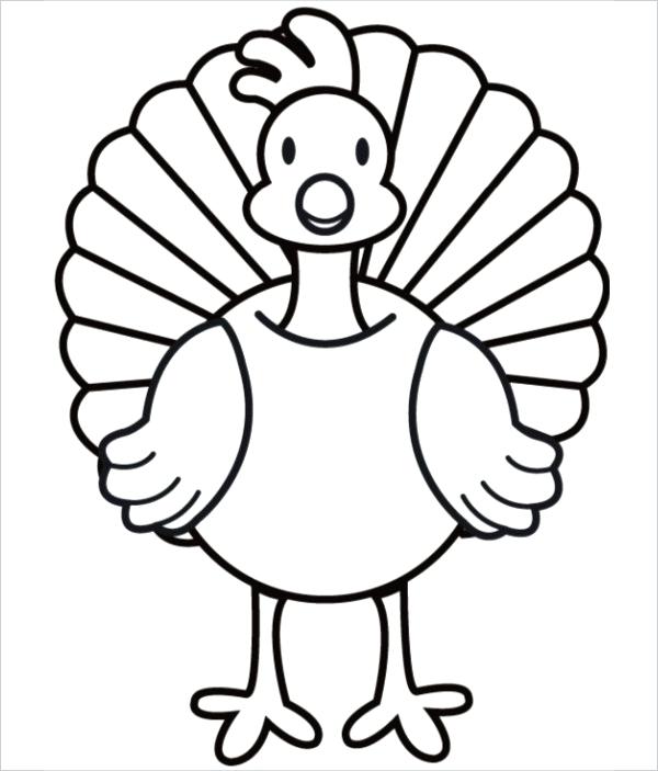600x703 Cartoon Turkey Drawing Turkey Jumping Funny Turkey Cartoon Drawing