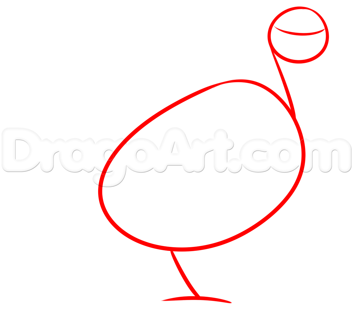 1191x1058 How To Draw A Partridge, Step