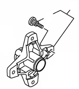 267x300 Yamaha Front Wheel Hub Raptor Atv