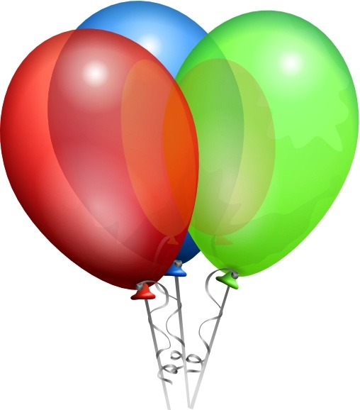508x578 Party Helium Balloons Clip Art Free Vector In Open Office Drawing