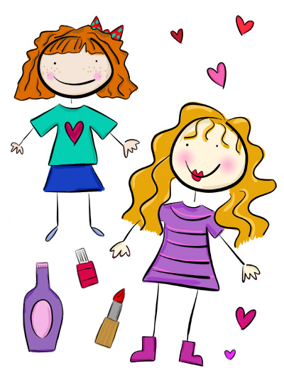 400x550 Karlas Parties Cornwall Pamper Party Drawing