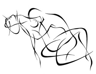 322x249 Lyudmila Kogan Original Artwork Mother And Child Giving Birth