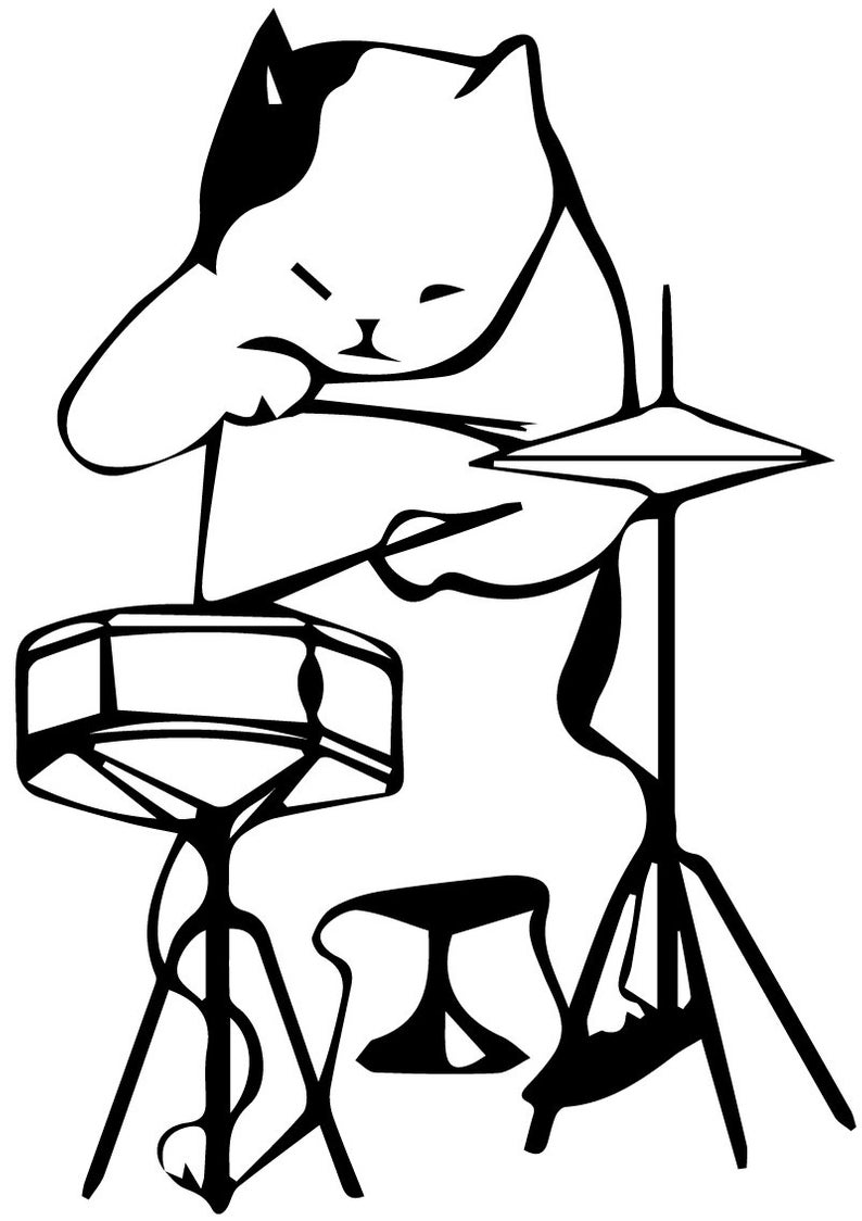 794x1124 Passion For Cats Illustrations Batterista Drawings And Etsy