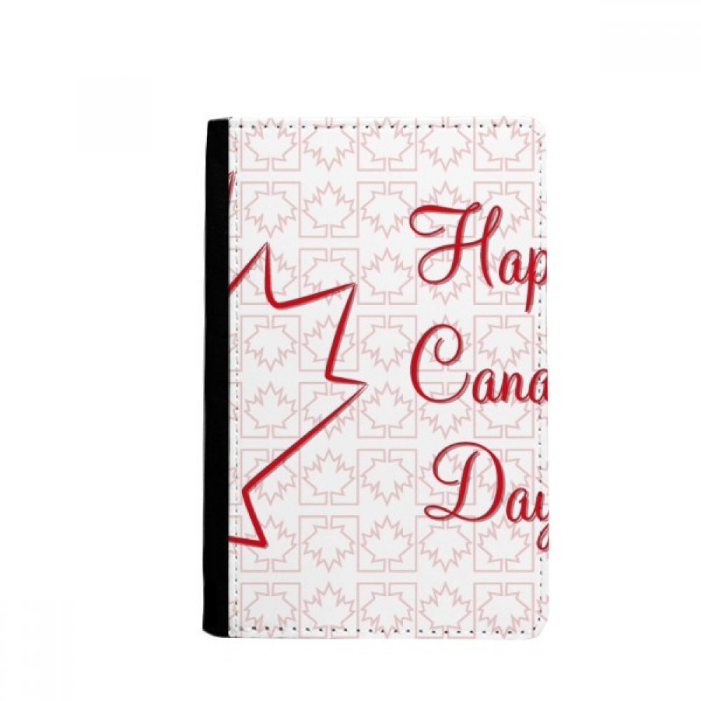 1000x1000 Happy Canada Day Maple Leaf Drawing Passport Holder Travel Wallet