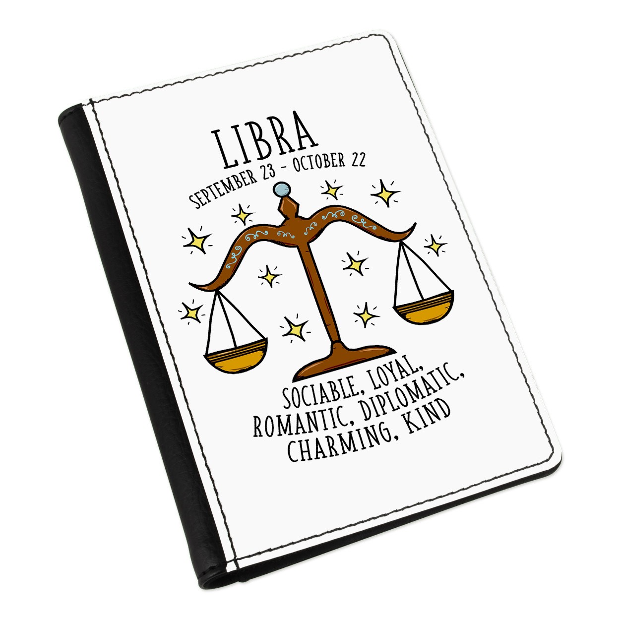 1250x1250 Libra Horoscope Passport Holder Cover