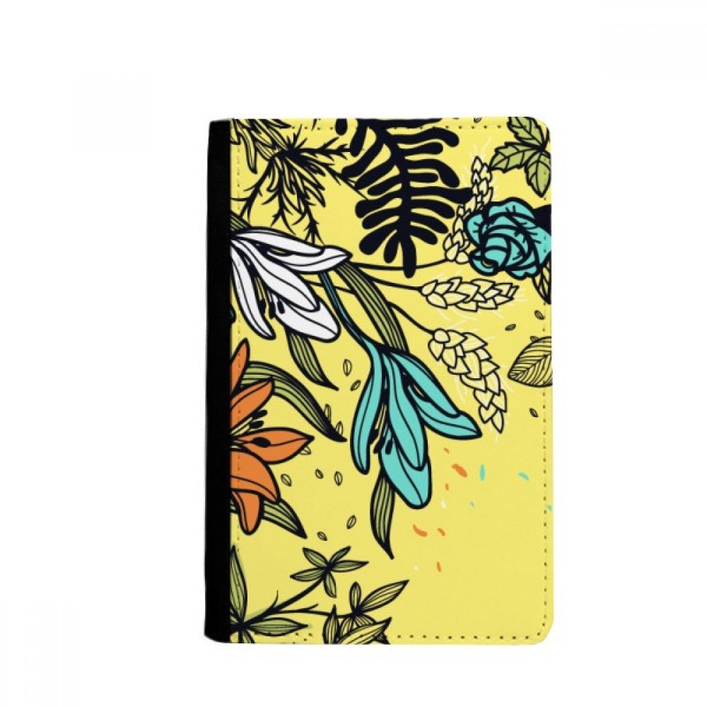 1000x1000 Modern Art Lily Flowers Plants Drawing Passport Holder Travel