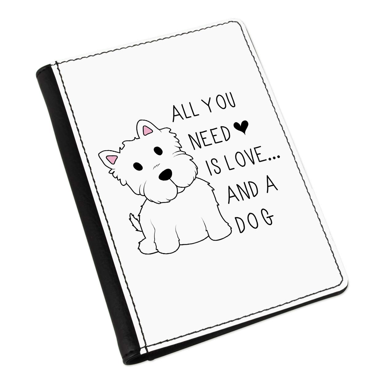 1250x1250 All You Need Is Love And A Dog Passport Holder Cover